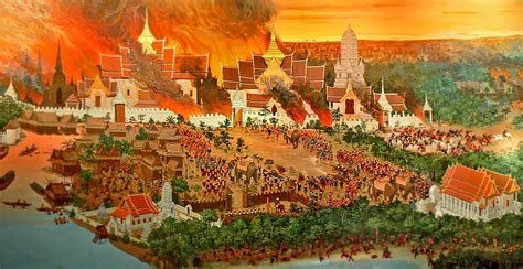 The Sacking of Ayutthaya: A Dramatic Intersection of European Imperialism and Siamese Political Instability